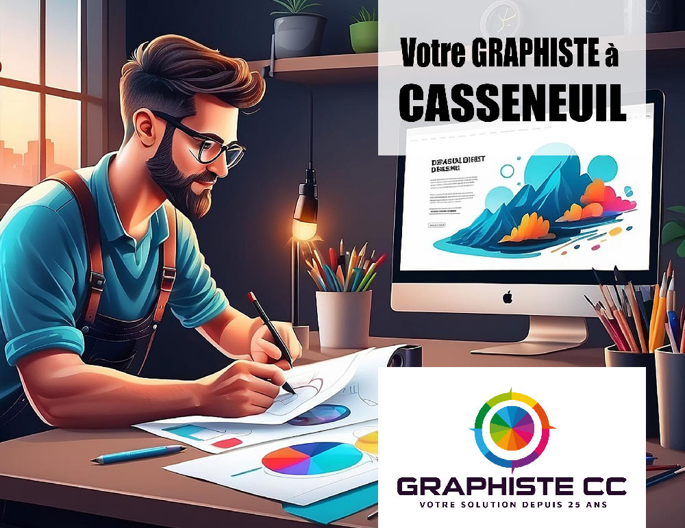 Graphiste Casseneuil 47440 chez GRAPHISTE CC