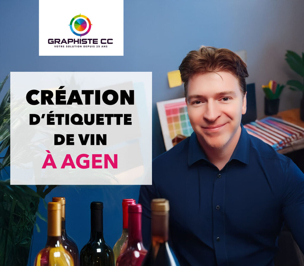 Création étiquette de vin - Chez GRAPHISTE CC