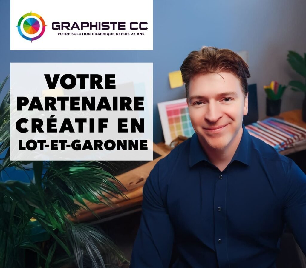 Services graphisme Lot-et-Garonne avec GRAPHISTE CC