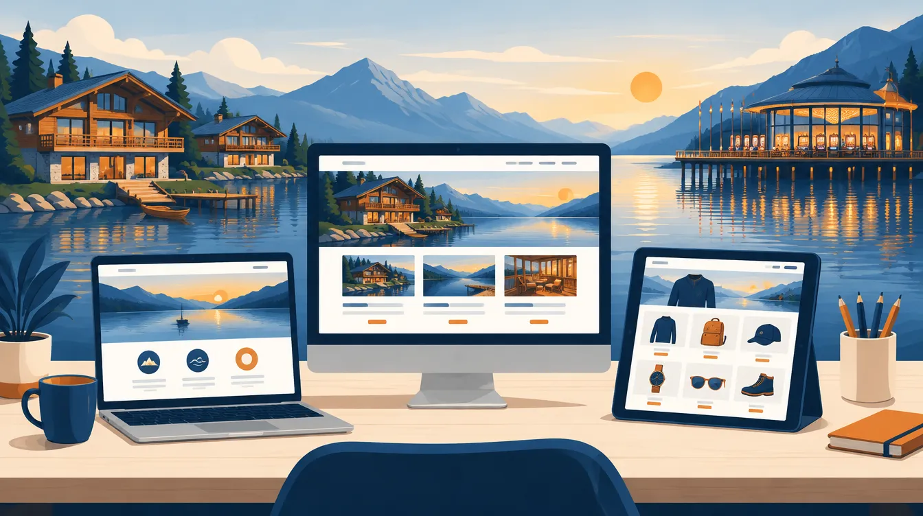 Les trois formules de création de site internet à Casteljaloux : one-page, vitrine et boutique en ligne