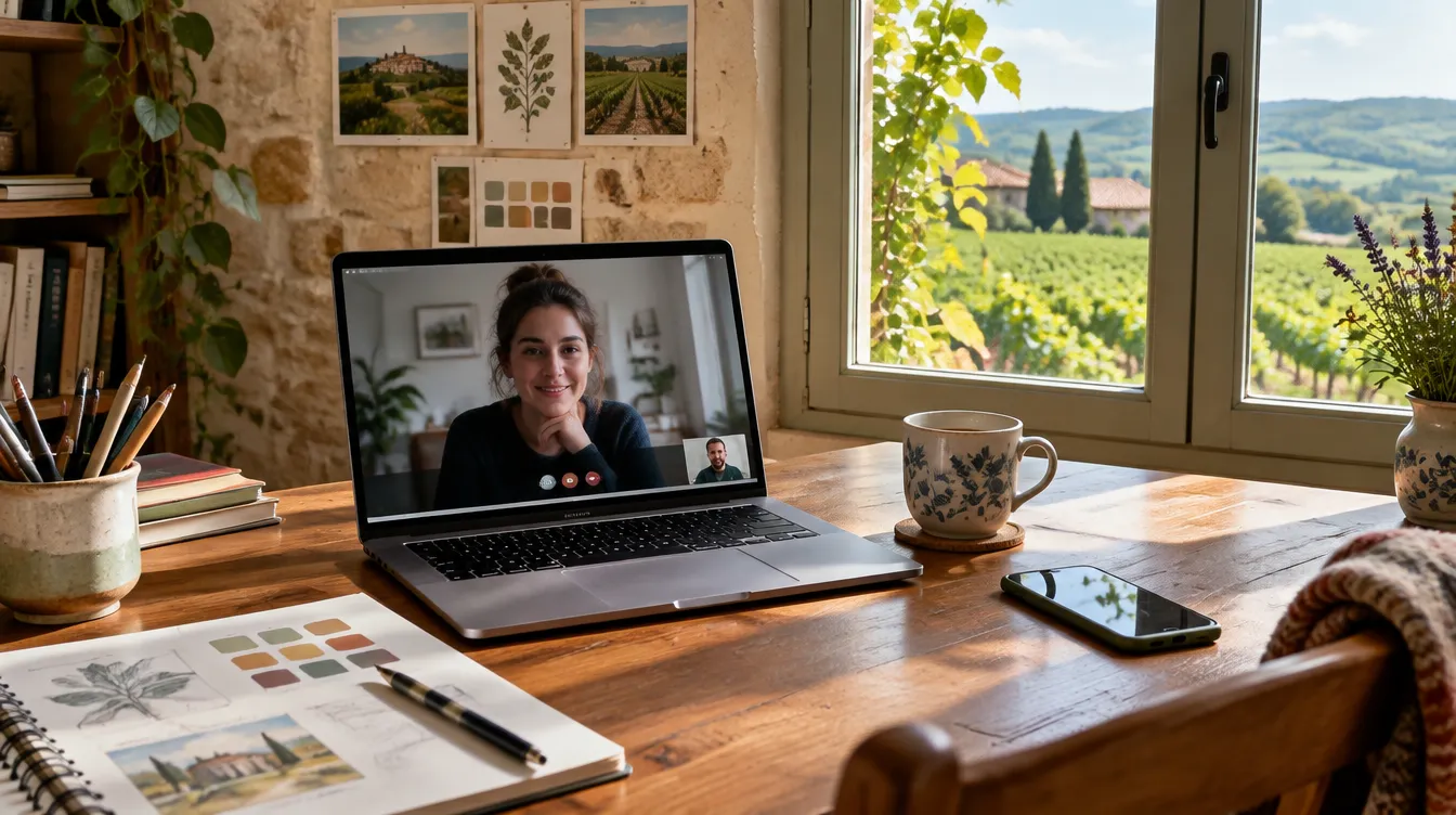 Rendez-vous en visio pour la création d’un site internet à Buzet-sur-Baïse