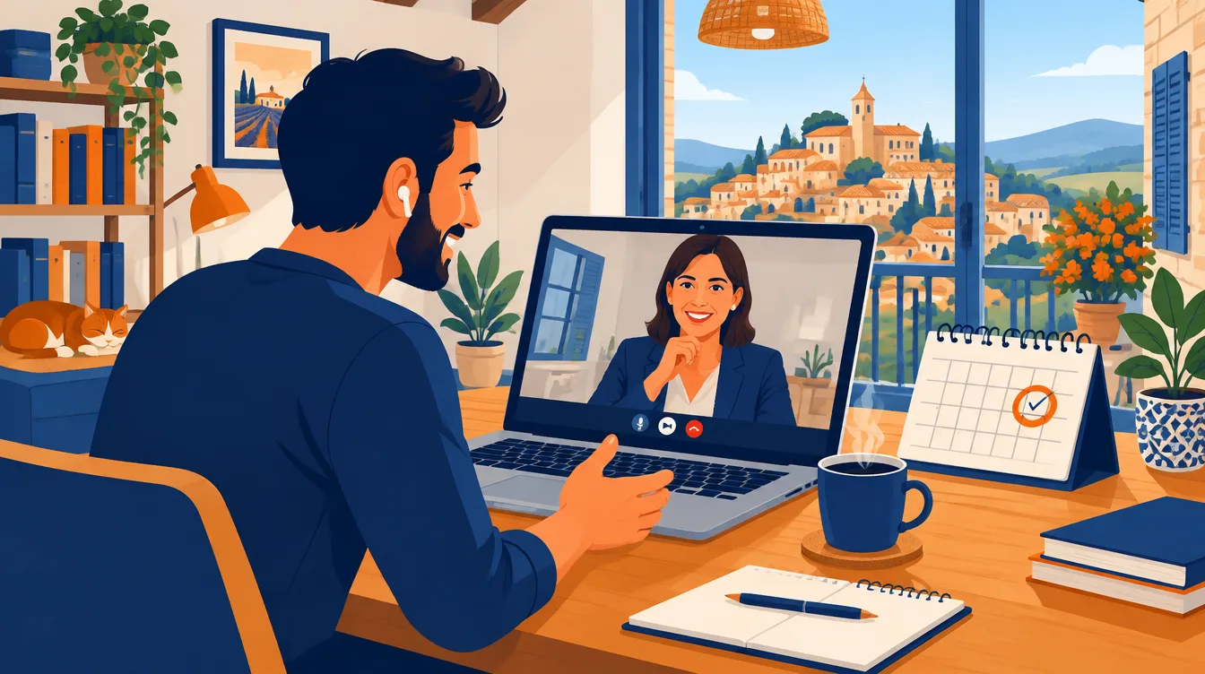 Rendez-vous en visio pour la création d’un site internet à Damazan